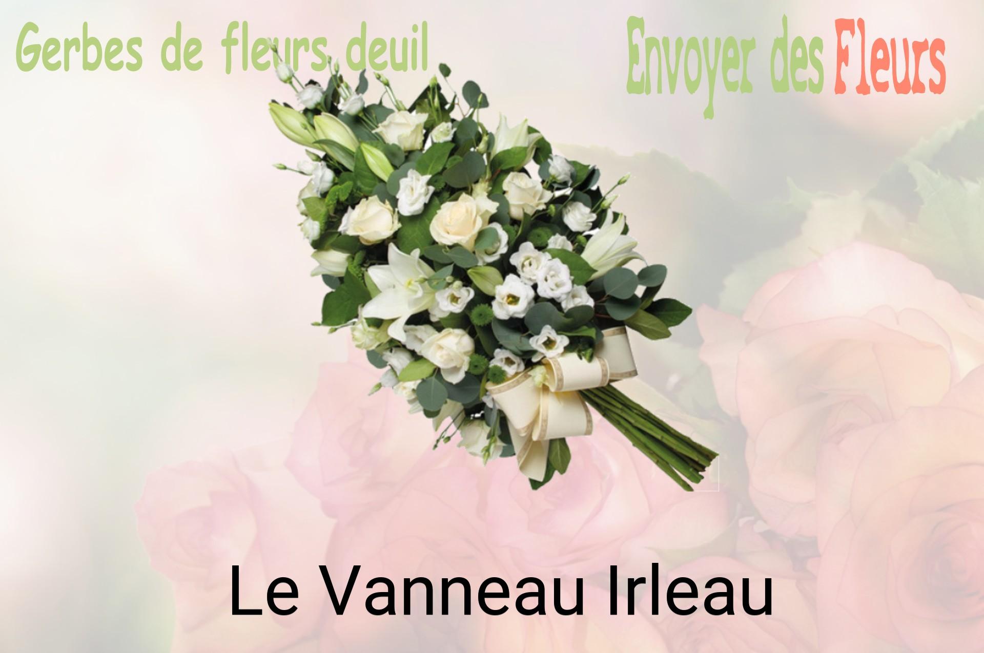 Gerbe de fleurs de deuil livrée à Le Vanneau-Irleau